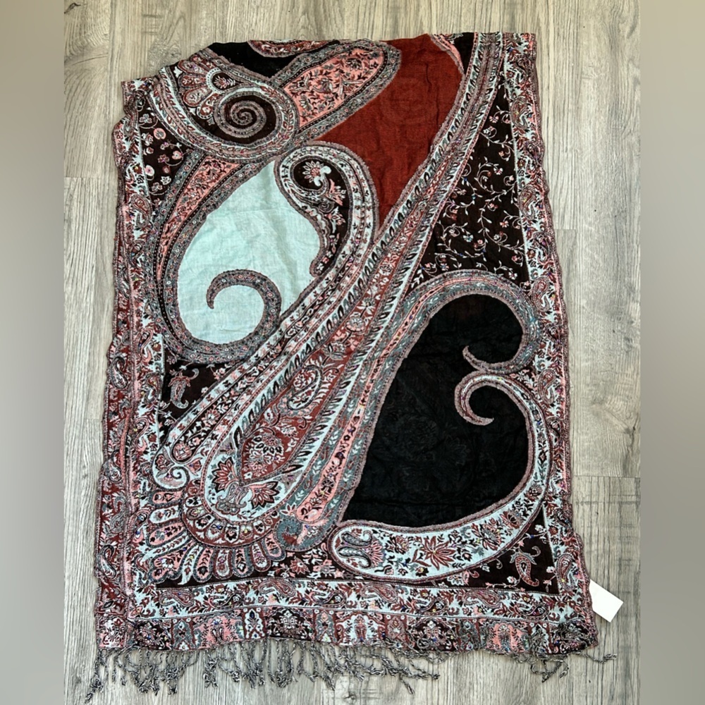 NWT Raj Multicolor Lightweight Scarf - Picture 3 of 11